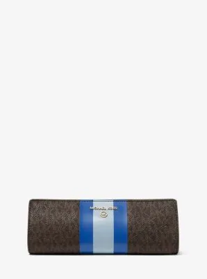 Small Logo Stripe Pencil Case