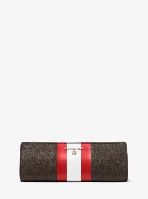 Small Logo Stripe Pencil Case