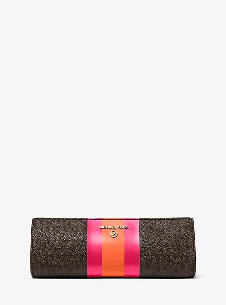 Small Logo Stripe Pencil Case