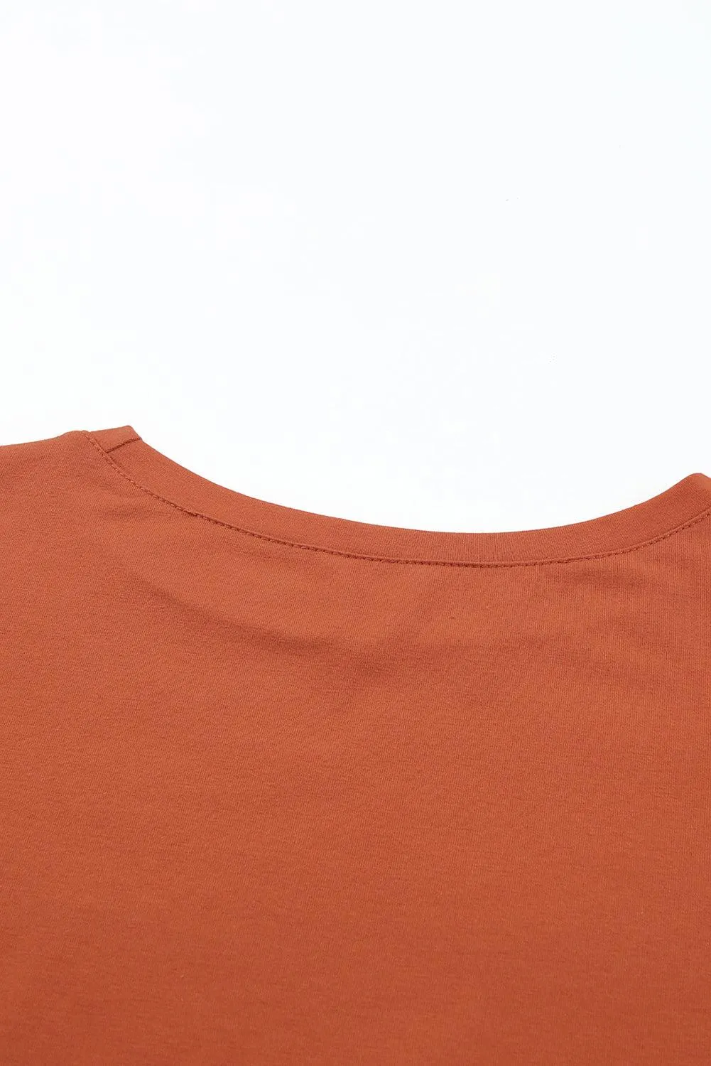 Solid Color Casual Top