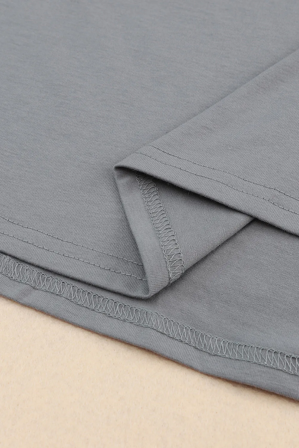 Solid Color Casual Top