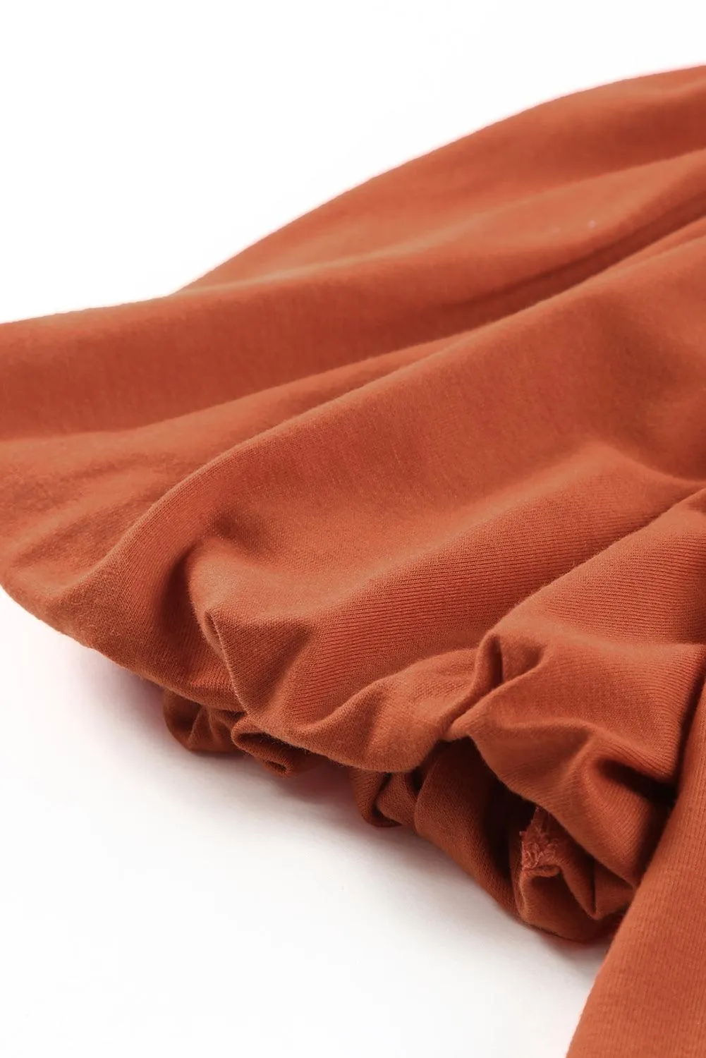 Solid Color Casual Top