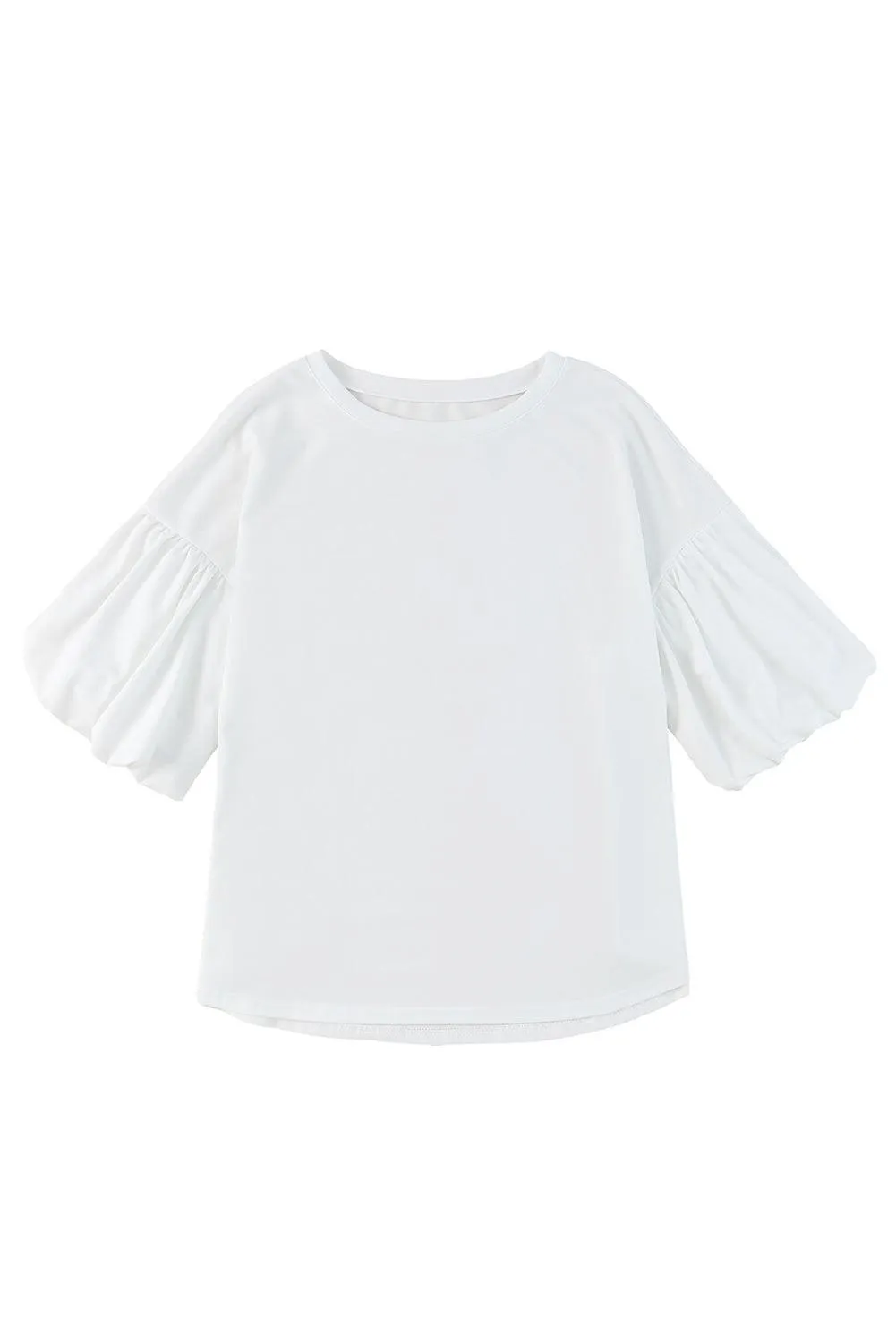 Solid Color Casual Top