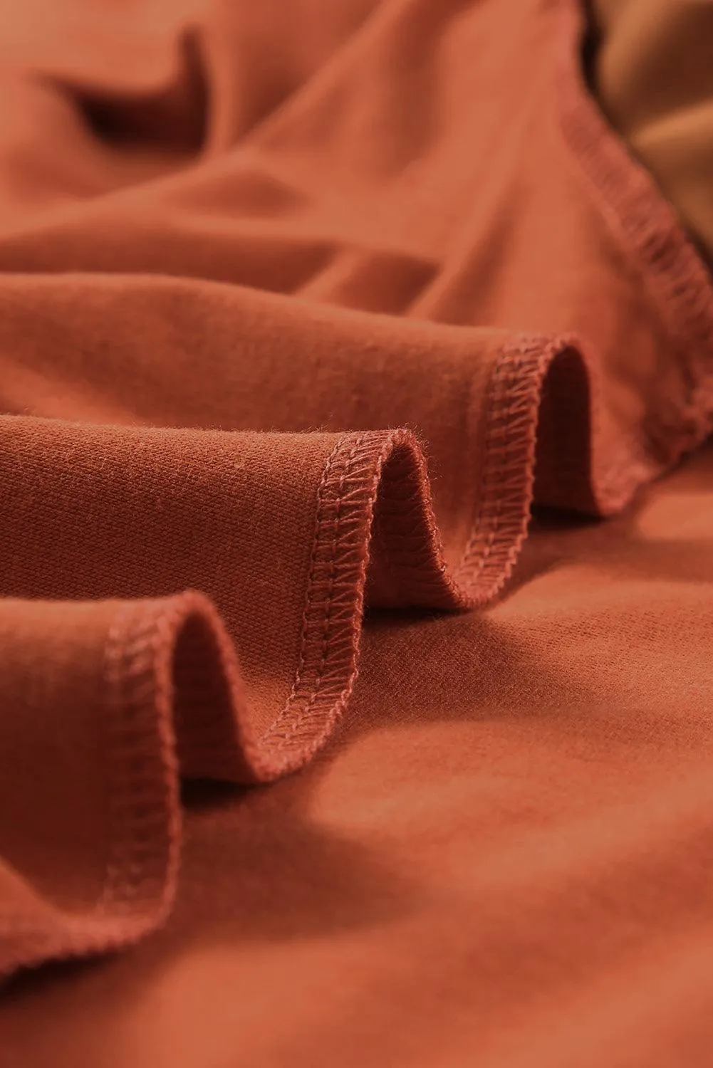 Solid Color Casual Top