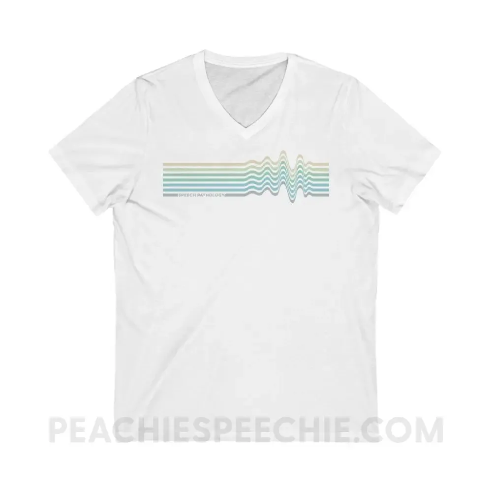 Sound Waves Soft V-Neck