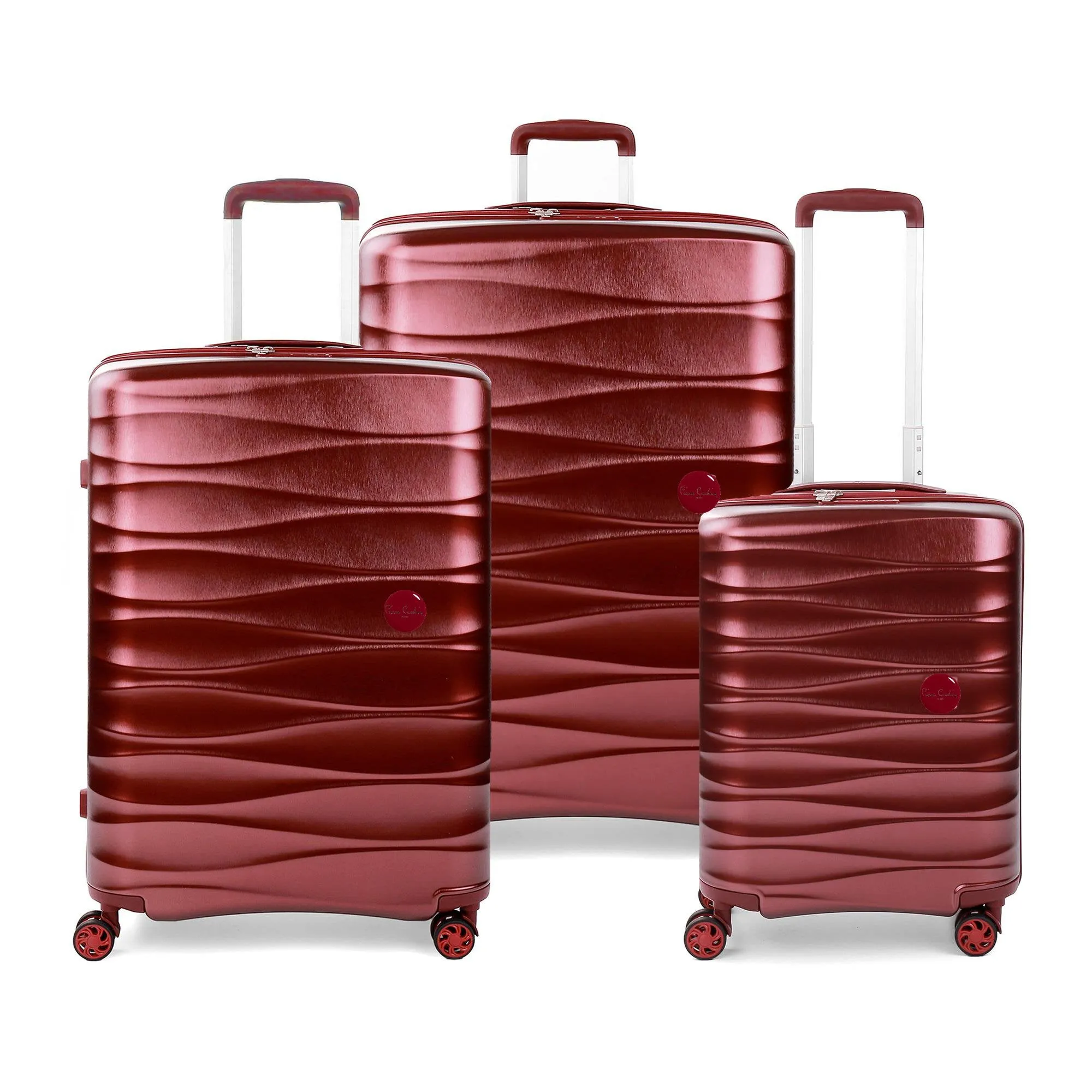 Stella Suitcase Set of 3 - Burgundy