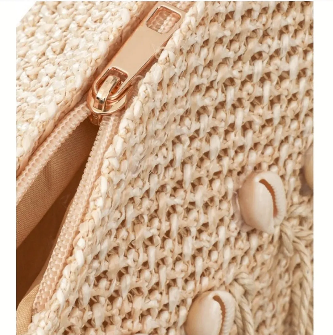 Straw Crossbody Bag