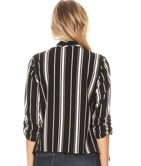 Stripe blazer jacket