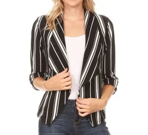 Stripe blazer jacket