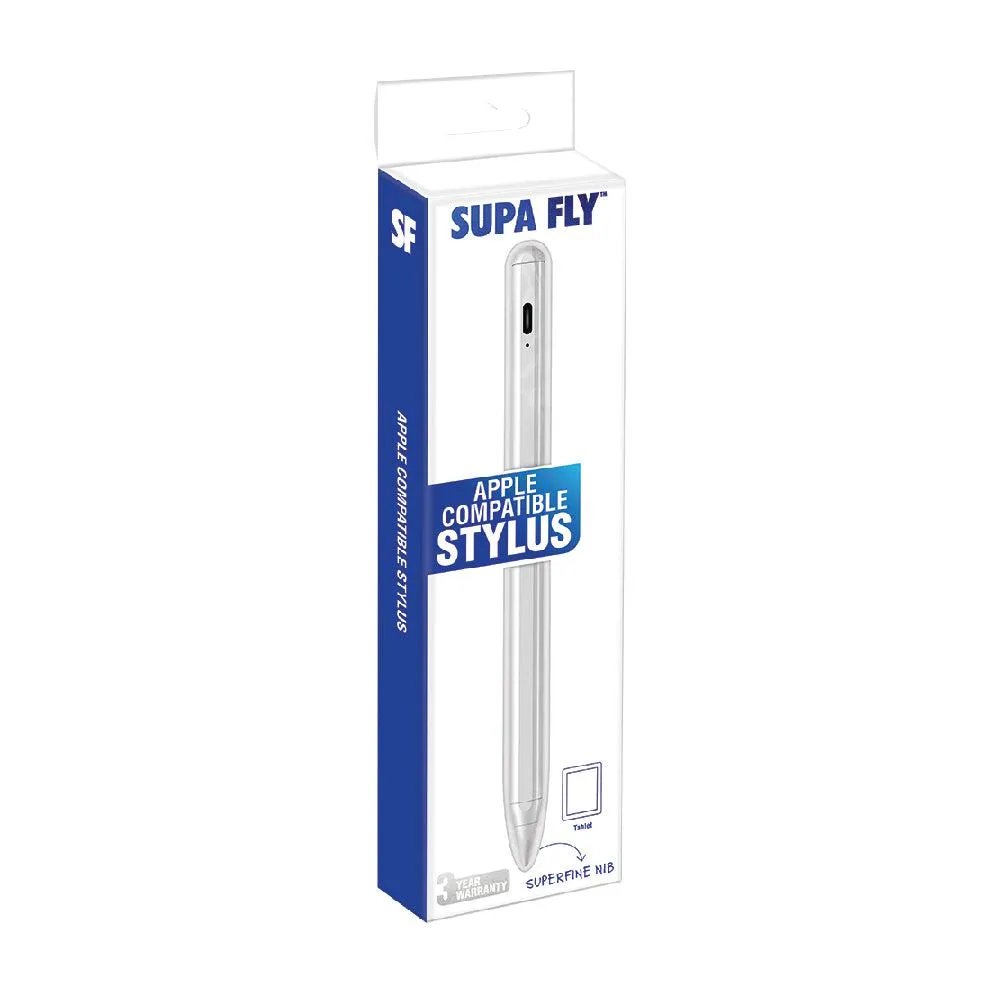 Stylus Pen | Active Engage Capacitive | iPad Compatible with Interchangeable Nibs | Supa Fly