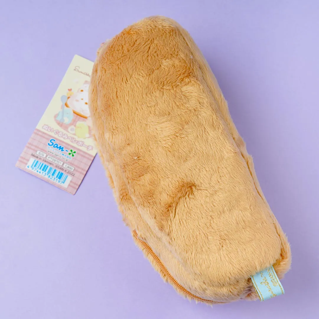 Sumikko Gurashi Kuma Cafe Fluffy Pen Case - Tapioca