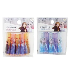 Sun-Star Frozen 2 5pcs Pencil Cap Pen Cap Pencil Cover Wooden Pencil Anna Elsa