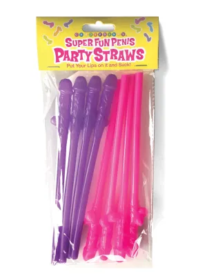 Super Fun Bachelorette Party Straws