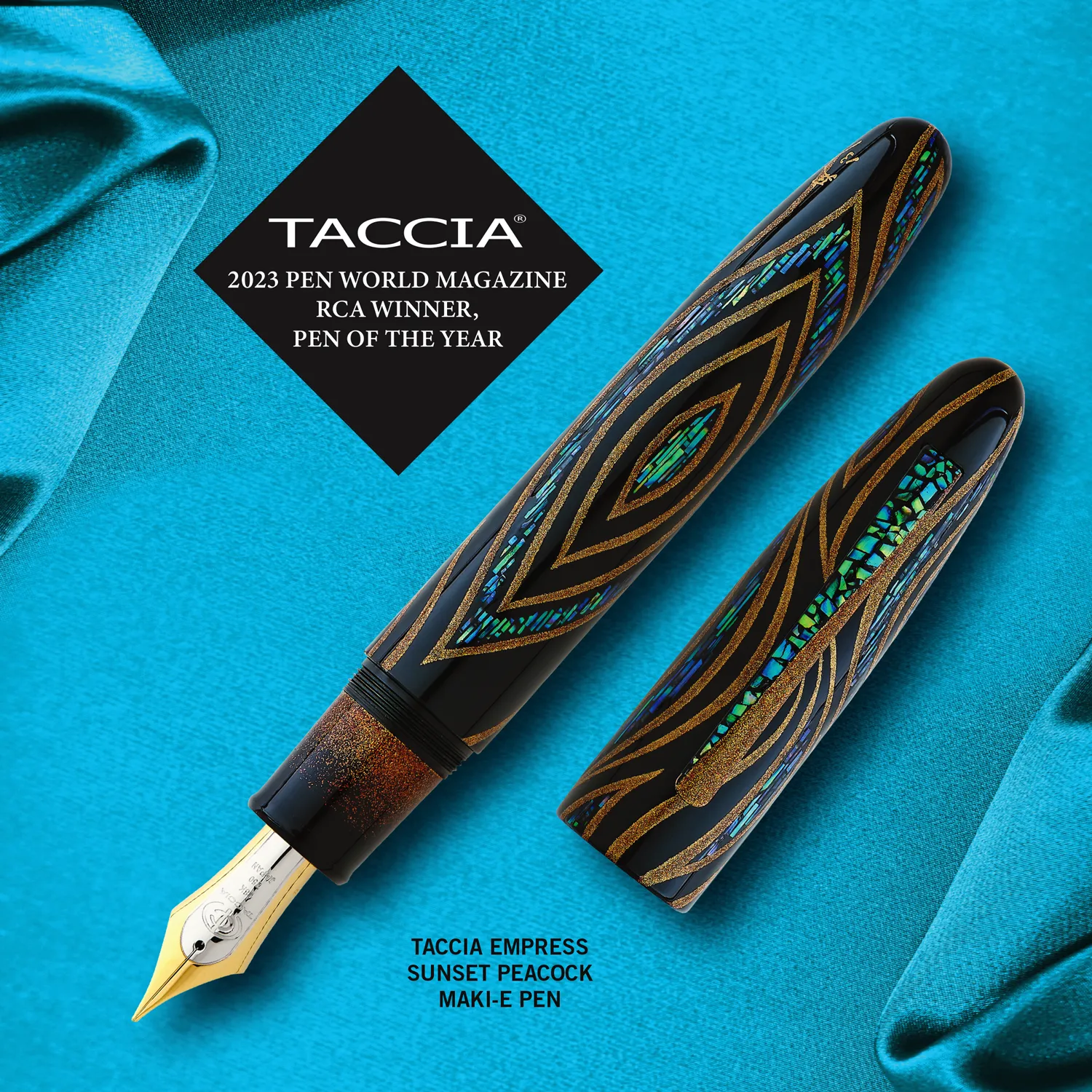 Taccia Kimono Three-Slot Pen Case