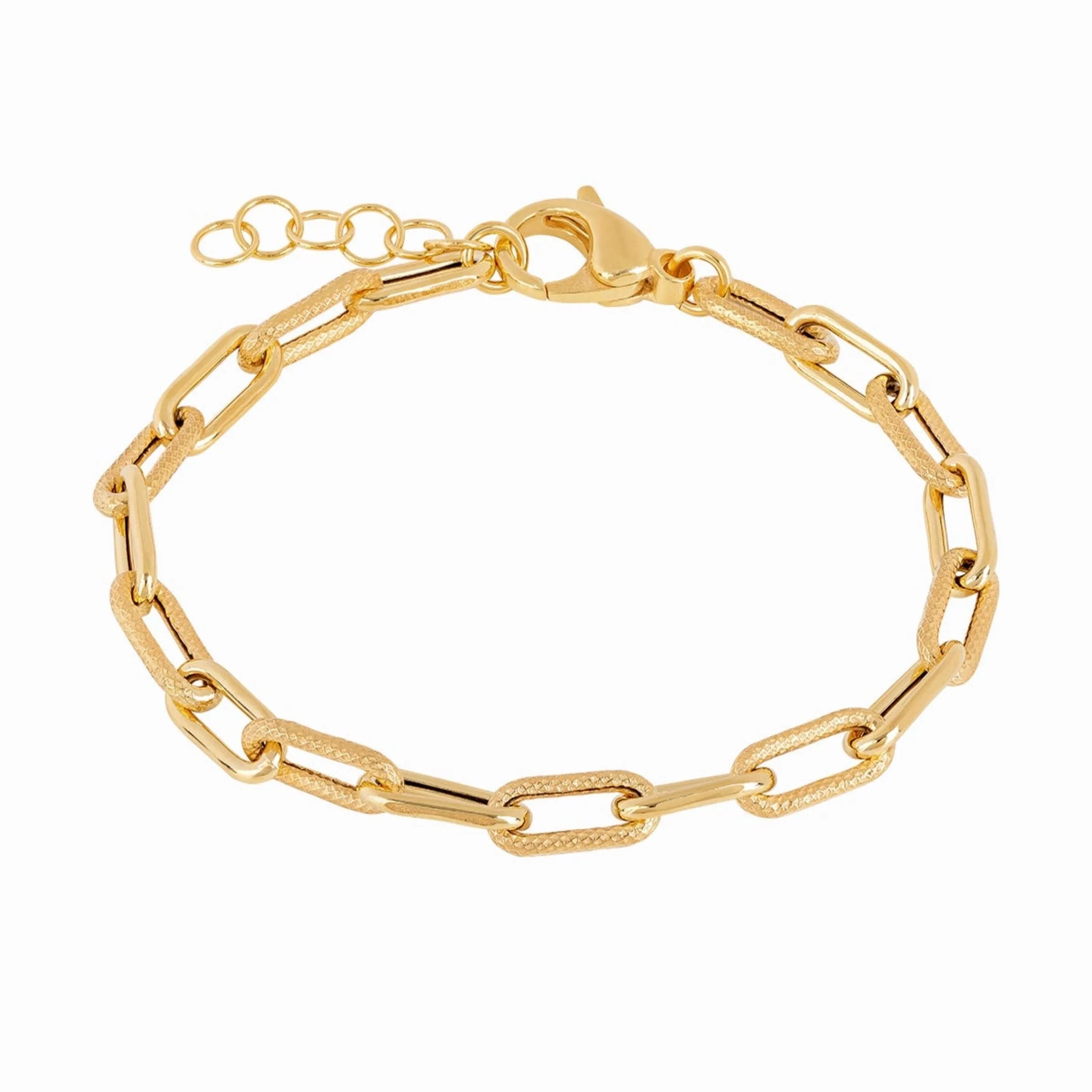 Textured Chain Bracelet