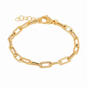 Textured Chain Bracelet