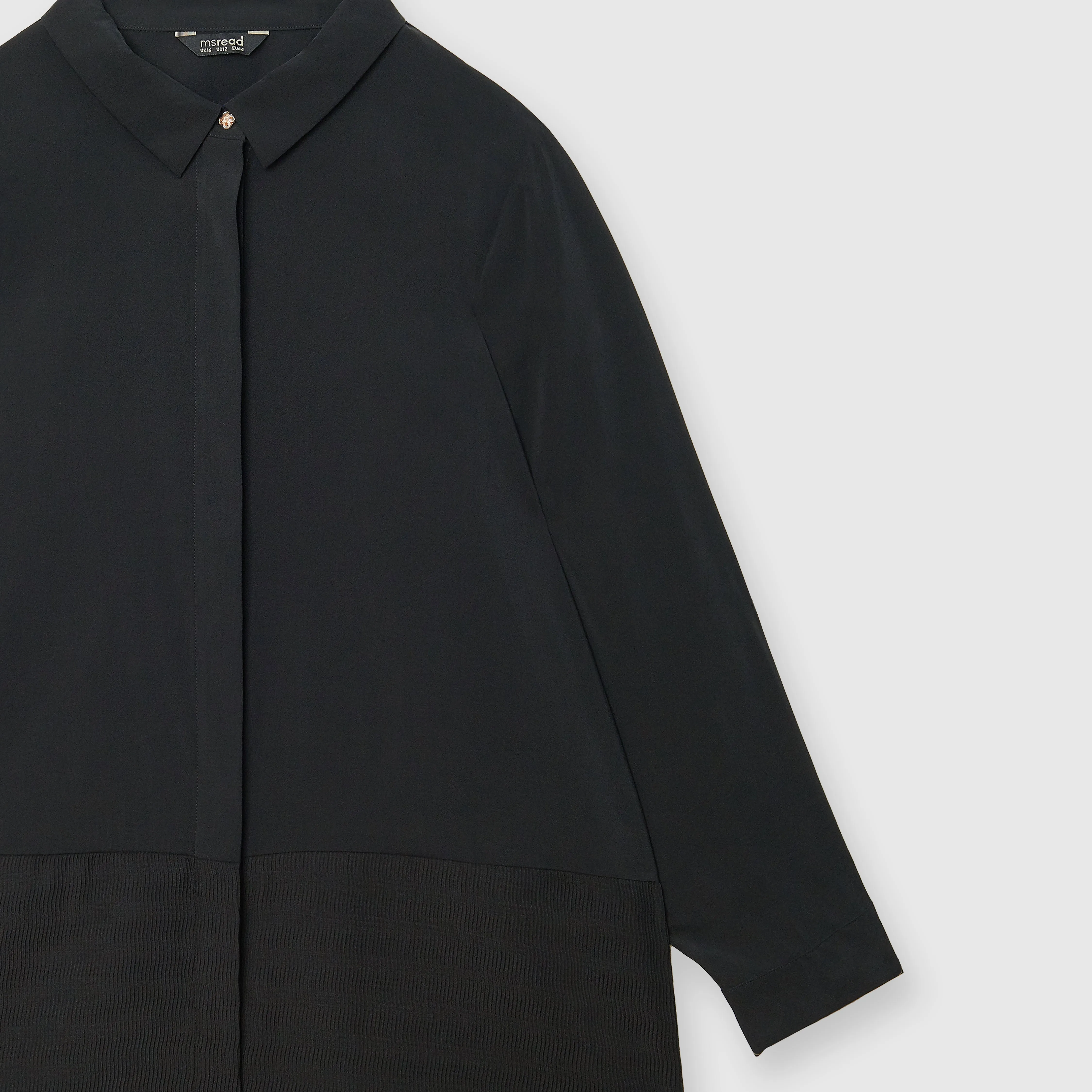 Textured Hem Shirt