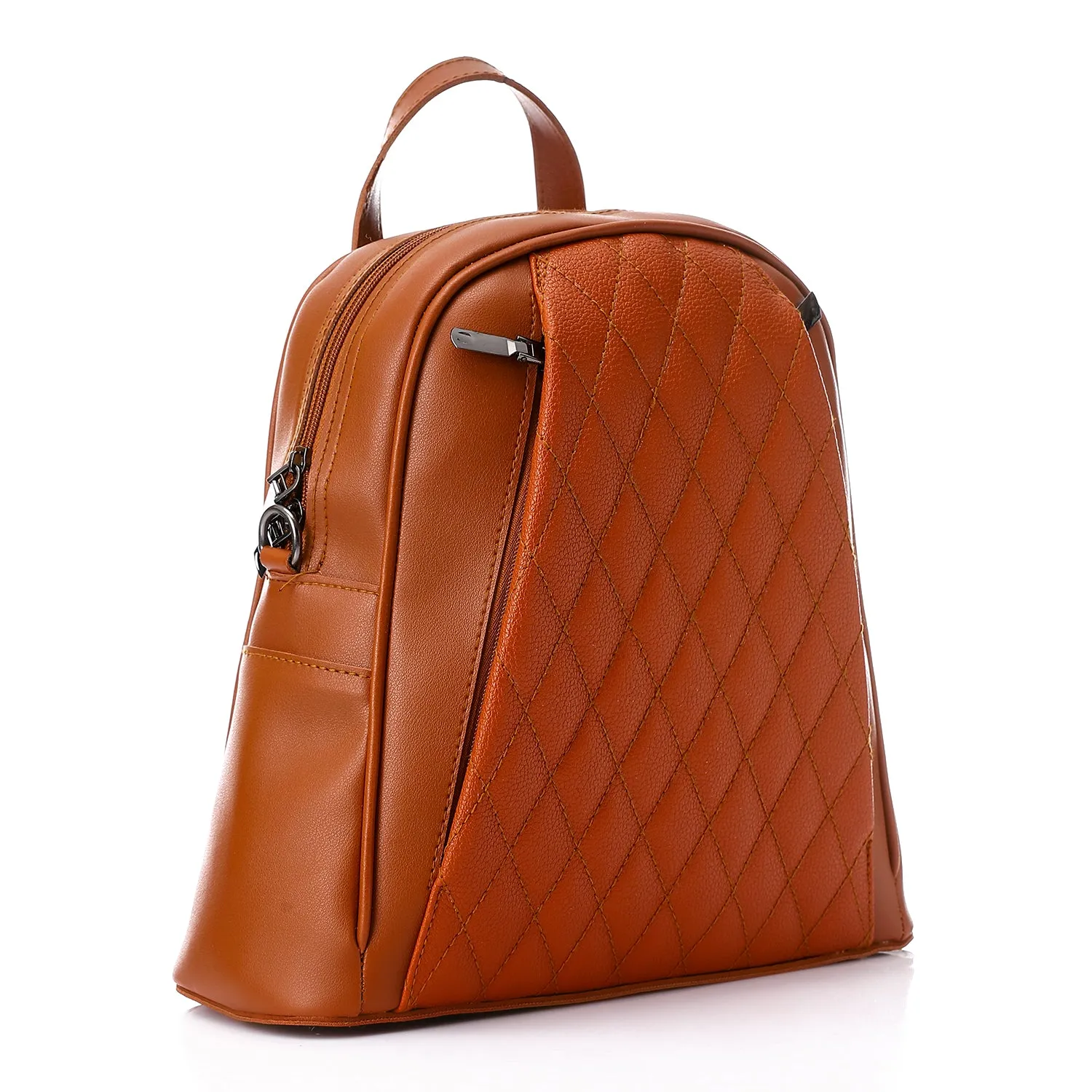 Textured Leather Backpack