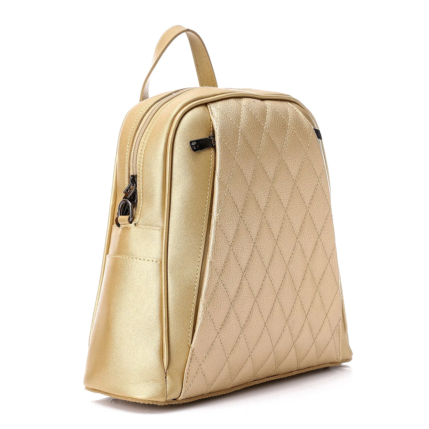 Textured Leather Backpack