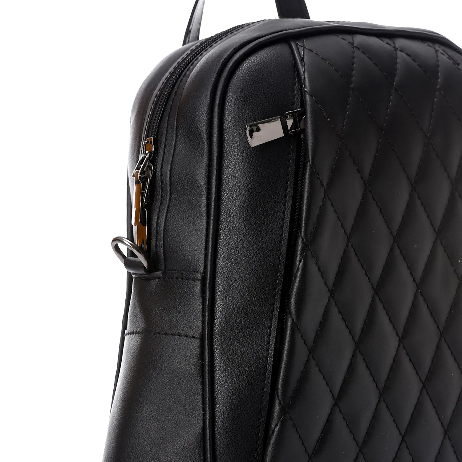 Textured Leather Backpack