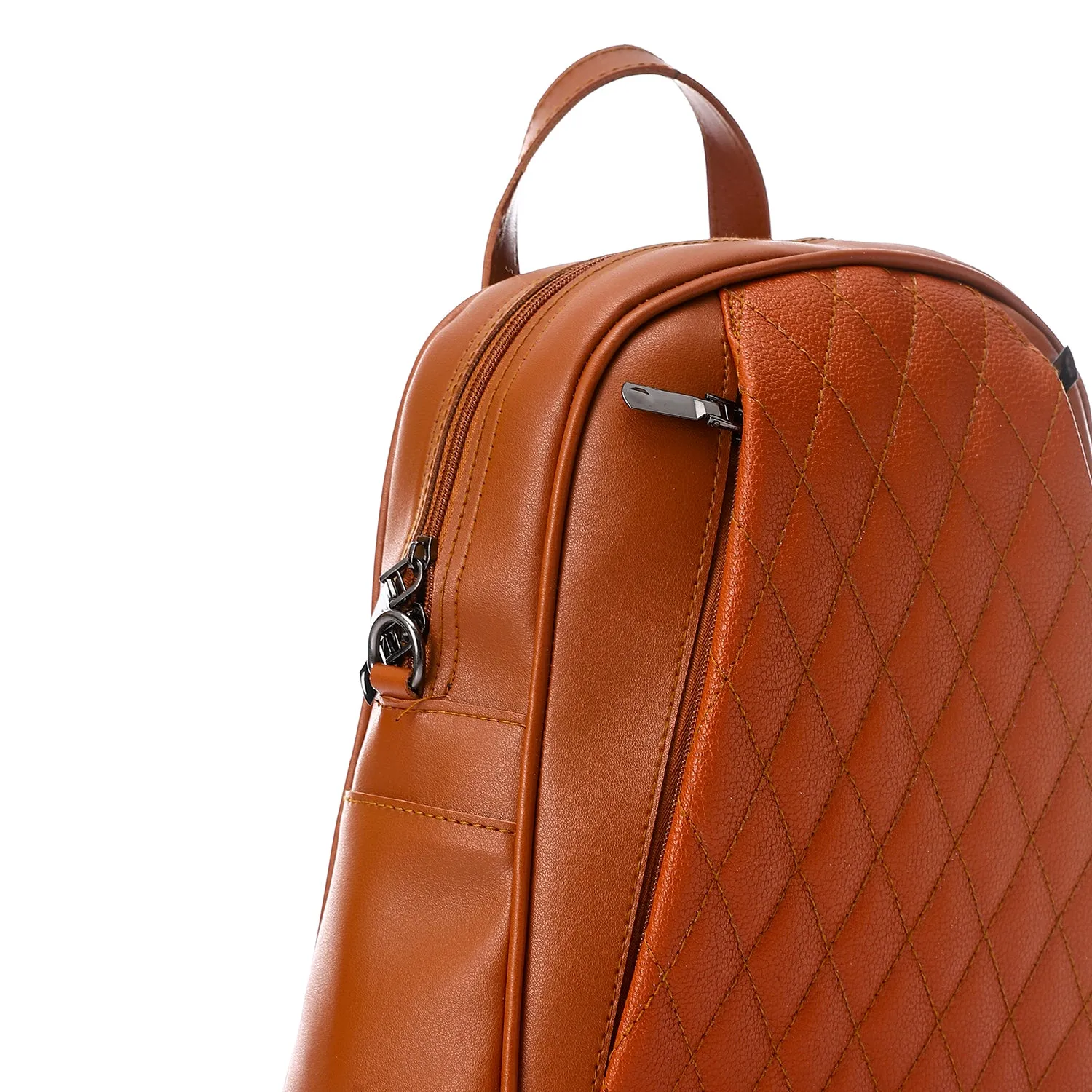 Textured Leather Backpack
