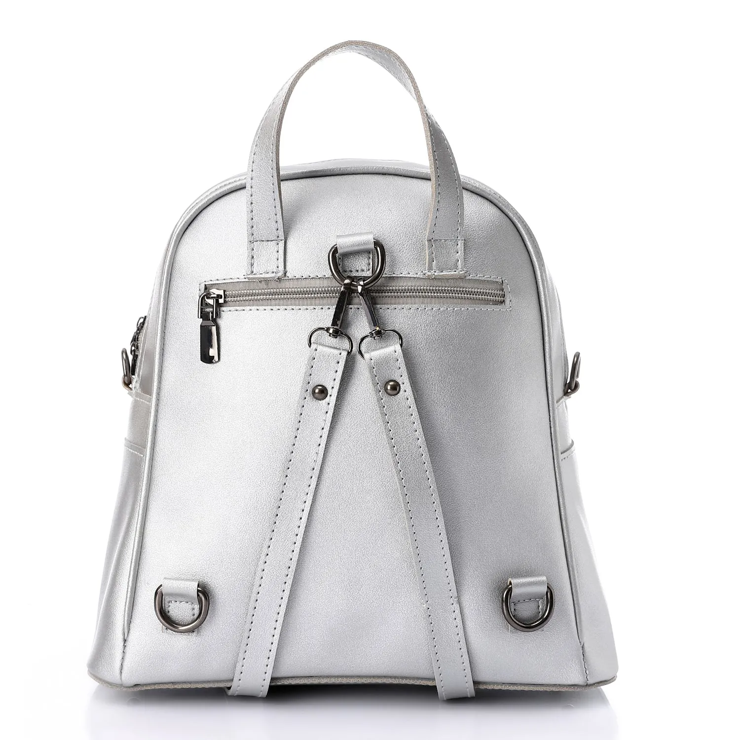 Textured Leather Backpack
