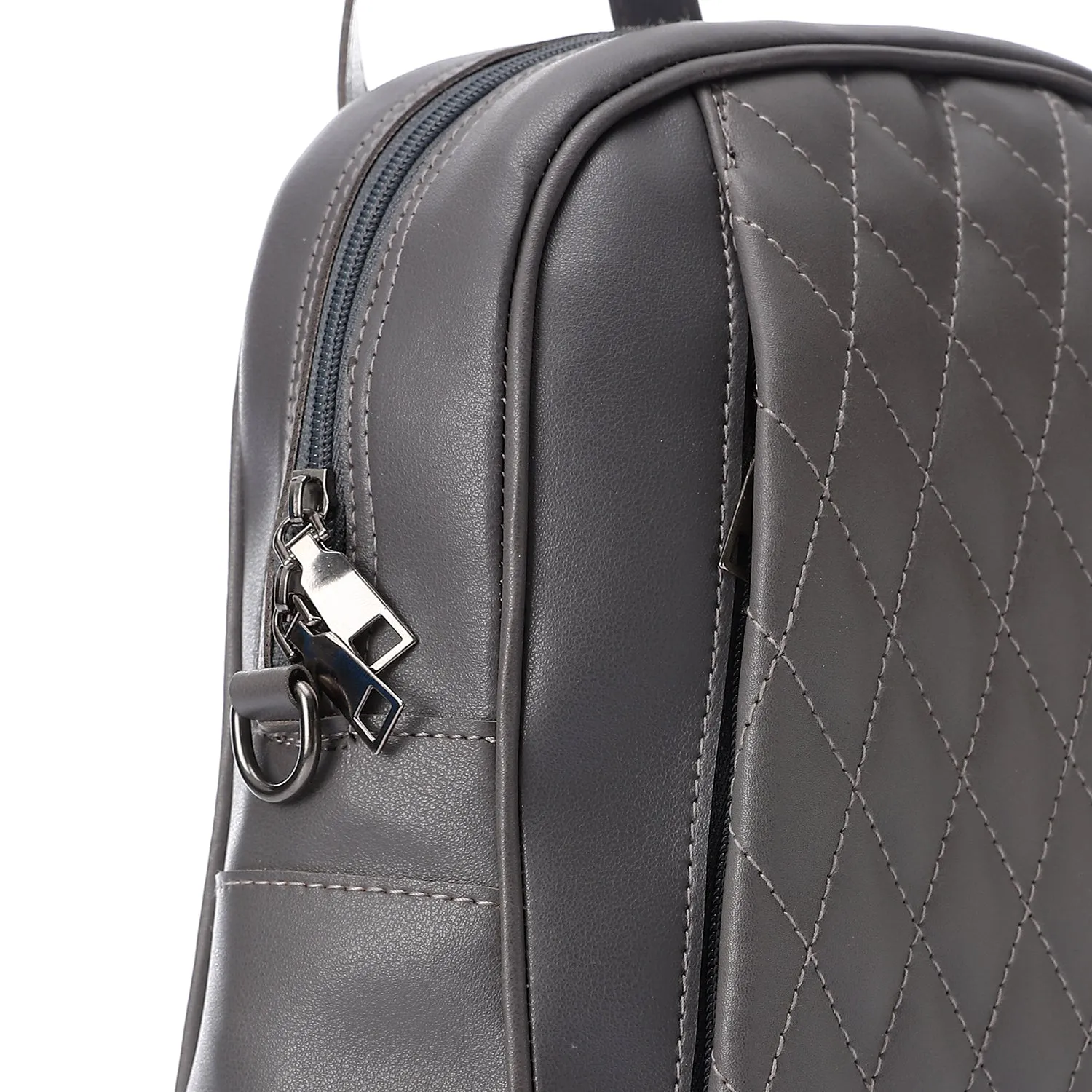 Textured Leather Backpack
