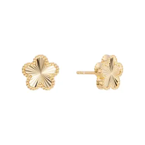 Textured Luck Earring