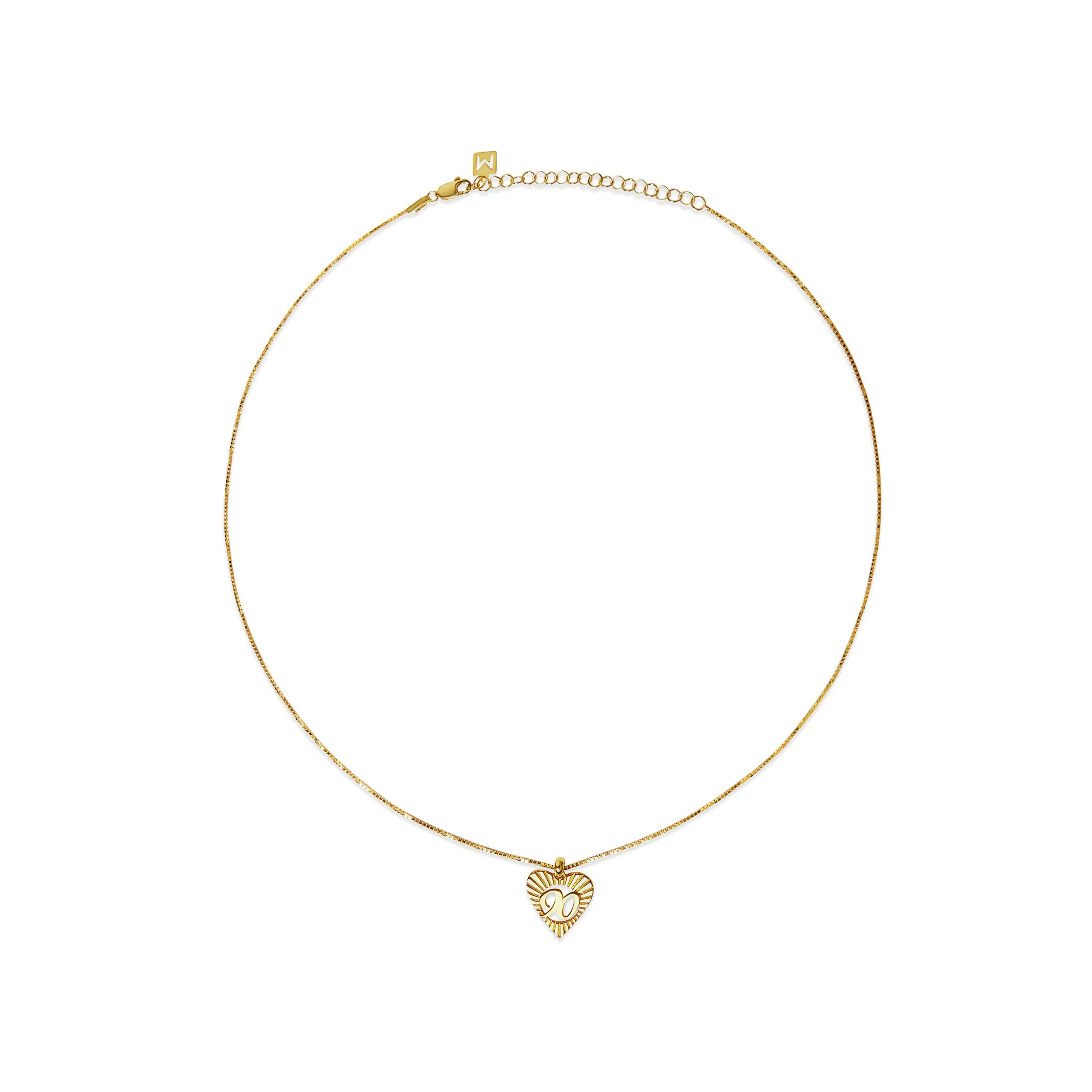 THE ORNATE YEAR HEART NECKLACE