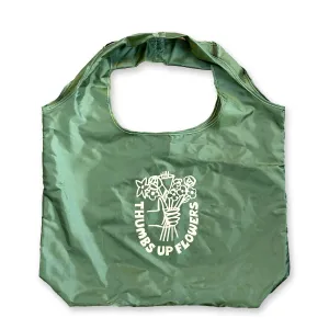 Thumbs Up Flowers Grocery Bag