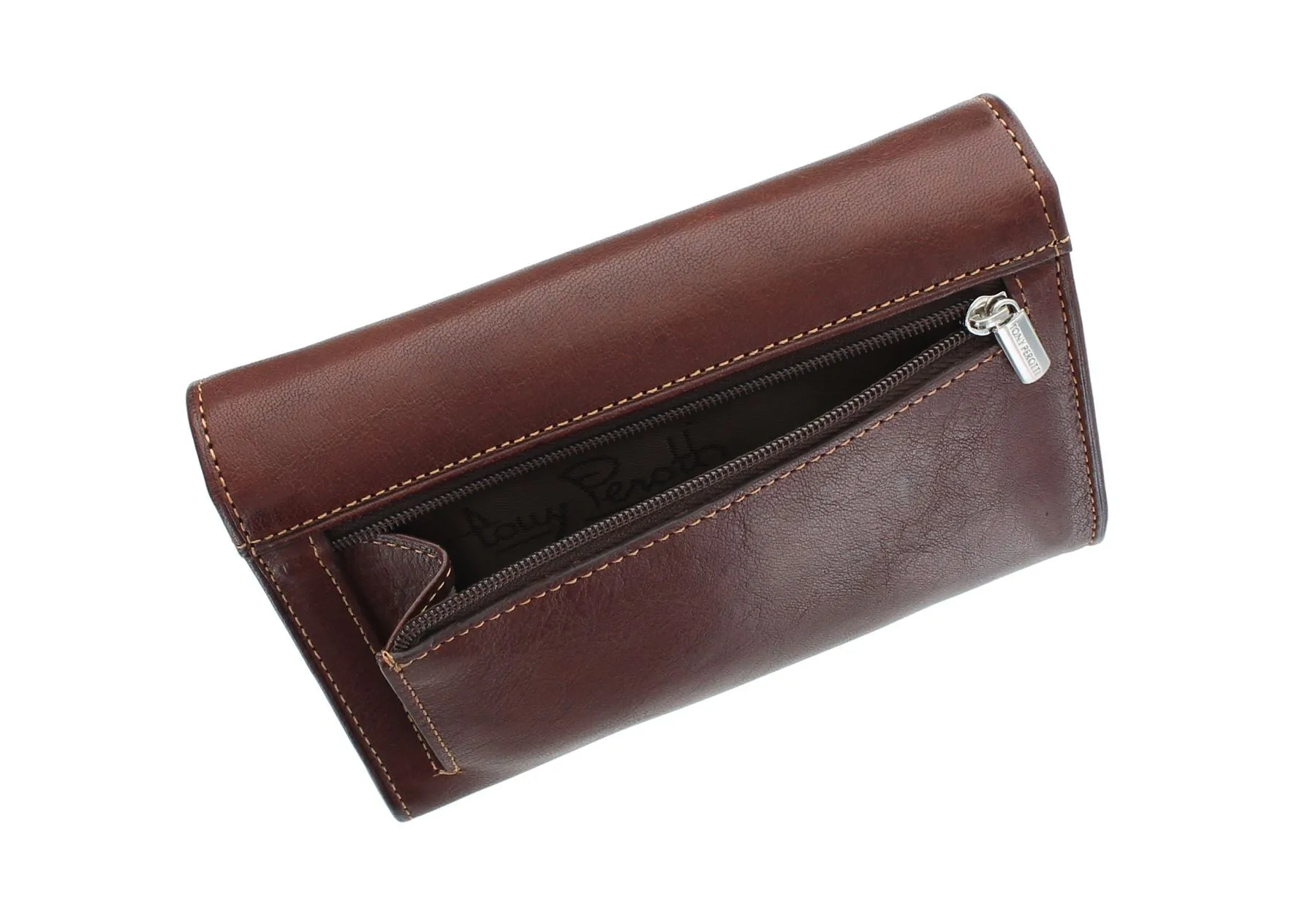 Tony Perotti Full Grain Leather Matinee Purse With RFID Protection 1007_1