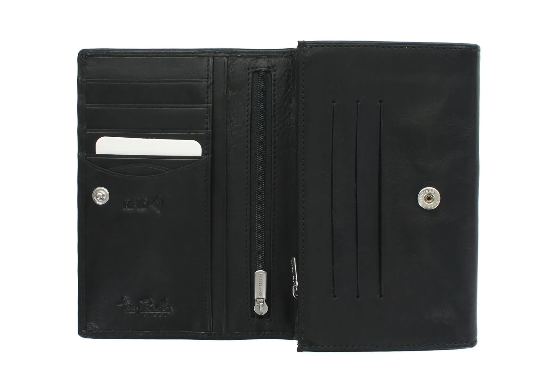 Tony Perotti Full Grain Leather Matinee Purse With RFID Protection 1007_1