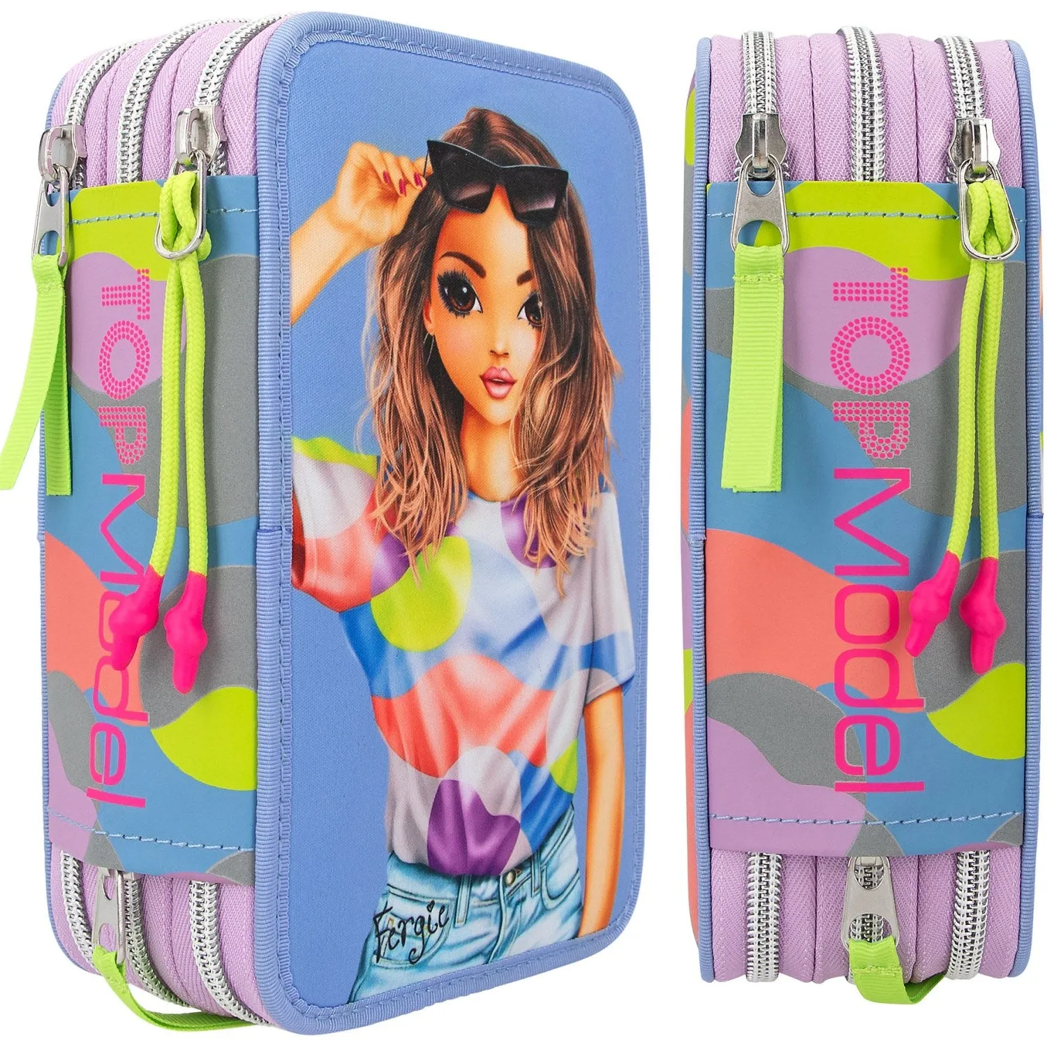 TOPModel Triple Pencil Case Flash