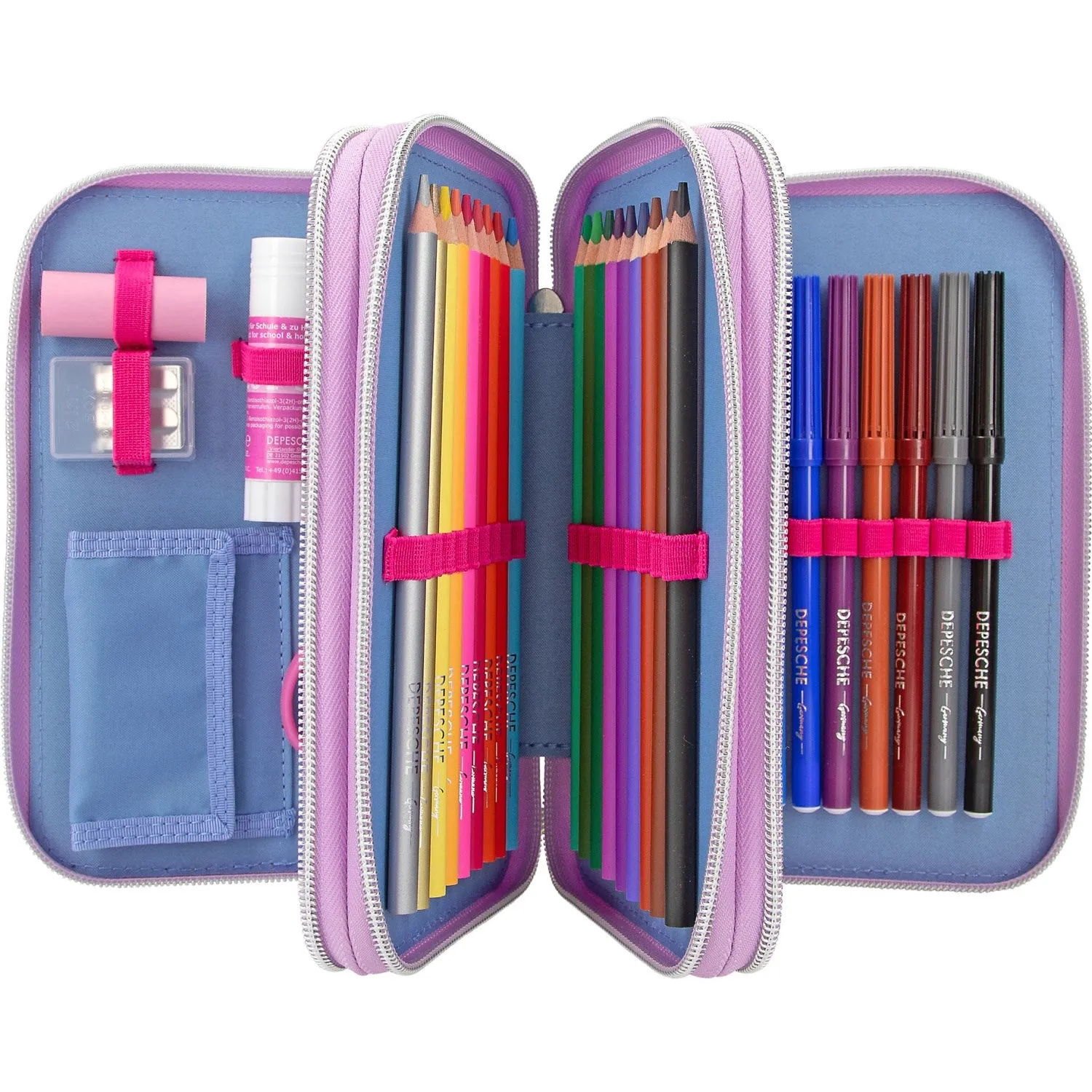 TOPModel Triple Pencil Case Flash