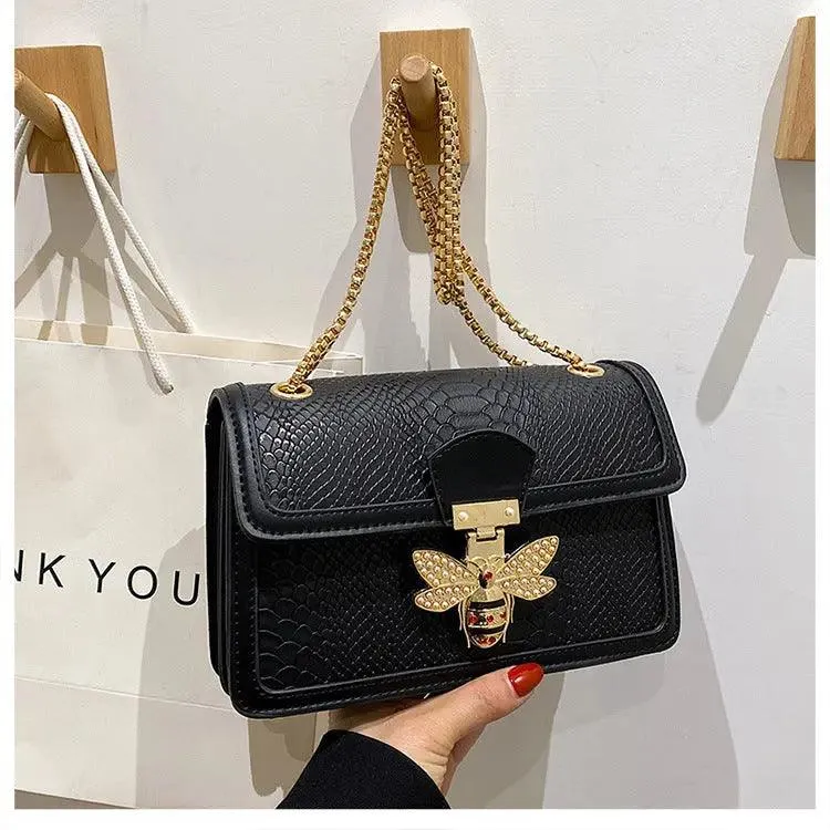 Trendy Retro Chain Messenger Bag