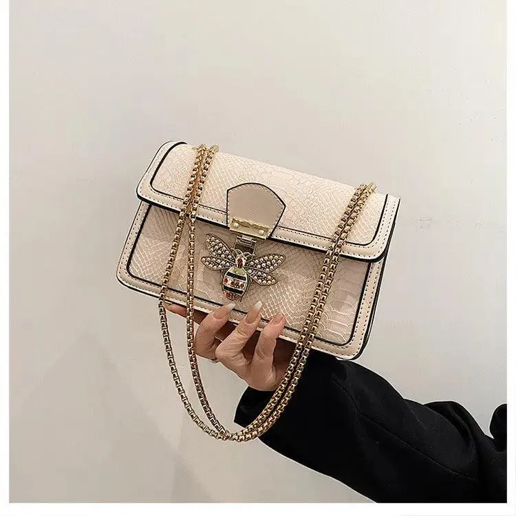 Trendy Retro Chain Messenger Bag