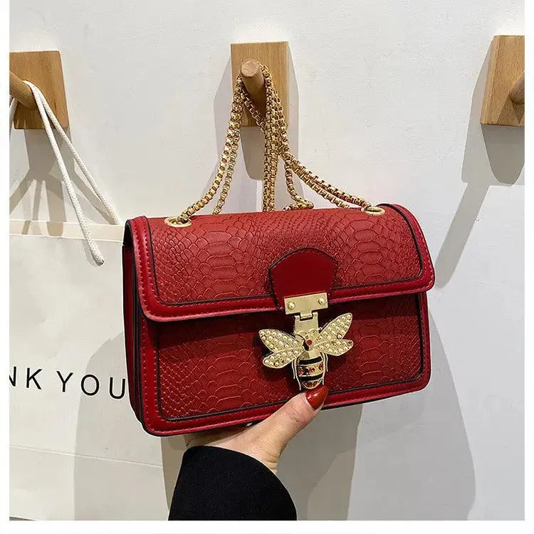 Trendy Retro Chain Messenger Bag