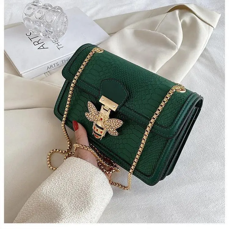 Trendy Retro Chain Messenger Bag