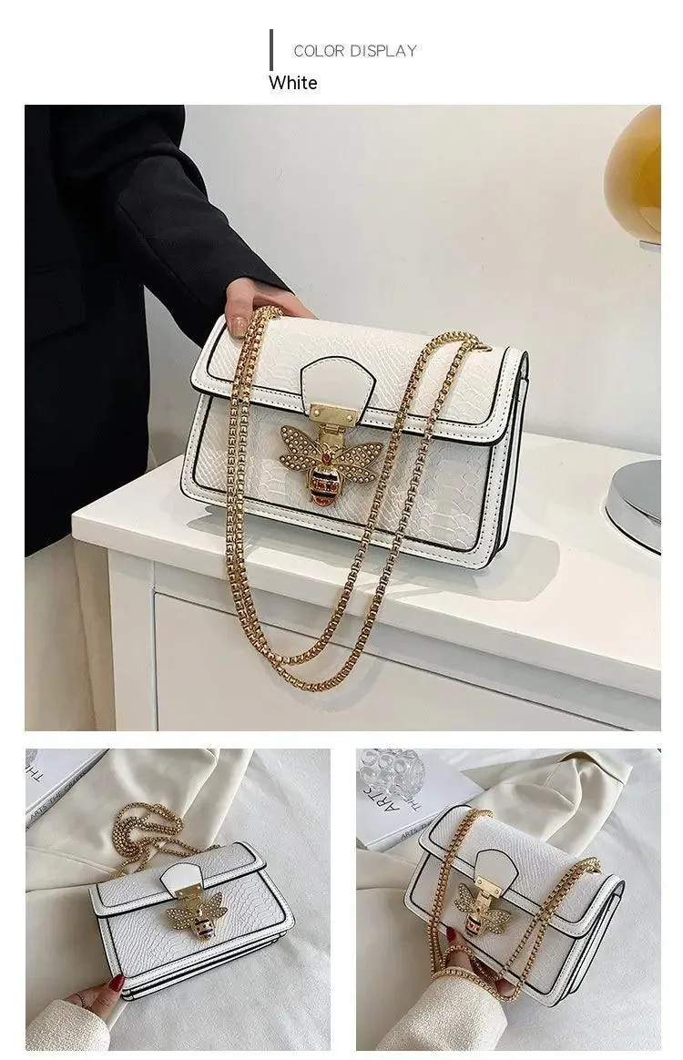 Trendy Retro Chain Messenger Bag