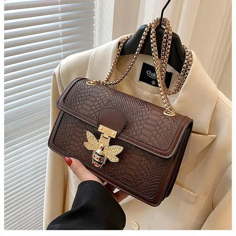 Trendy Retro Chain Messenger Bag