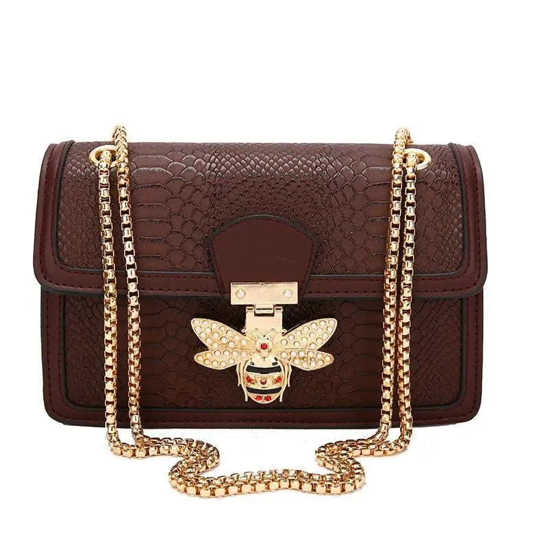 Trendy Retro Chain Messenger Bag