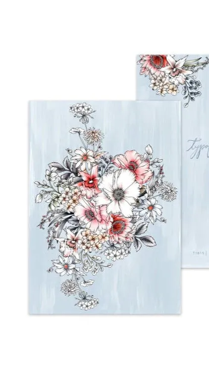 Typoflora Pocket Notebook in Botanical Print