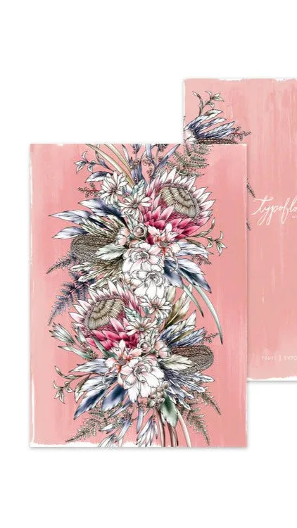 Typoflora Pocket Notebook in Botanical Print