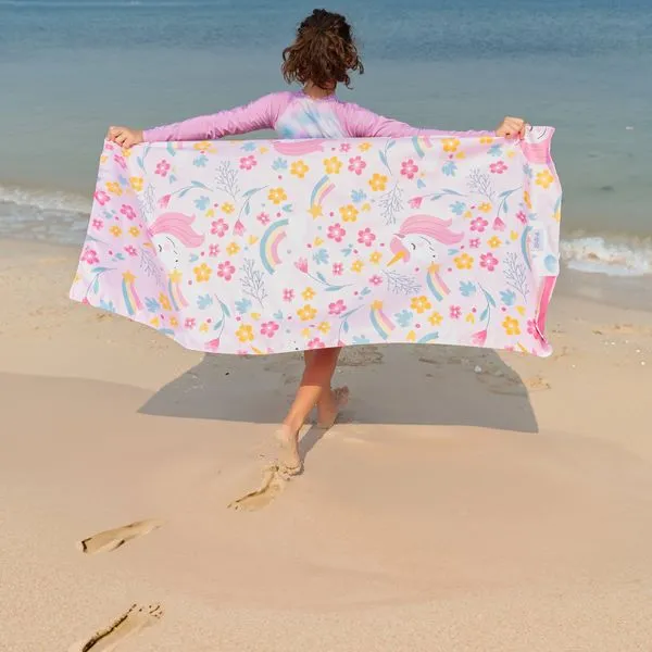Unicorn Wishes Kids Beach Towels