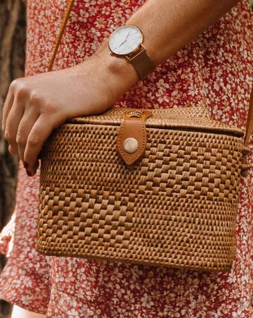Vegan Batu Rattan Bag