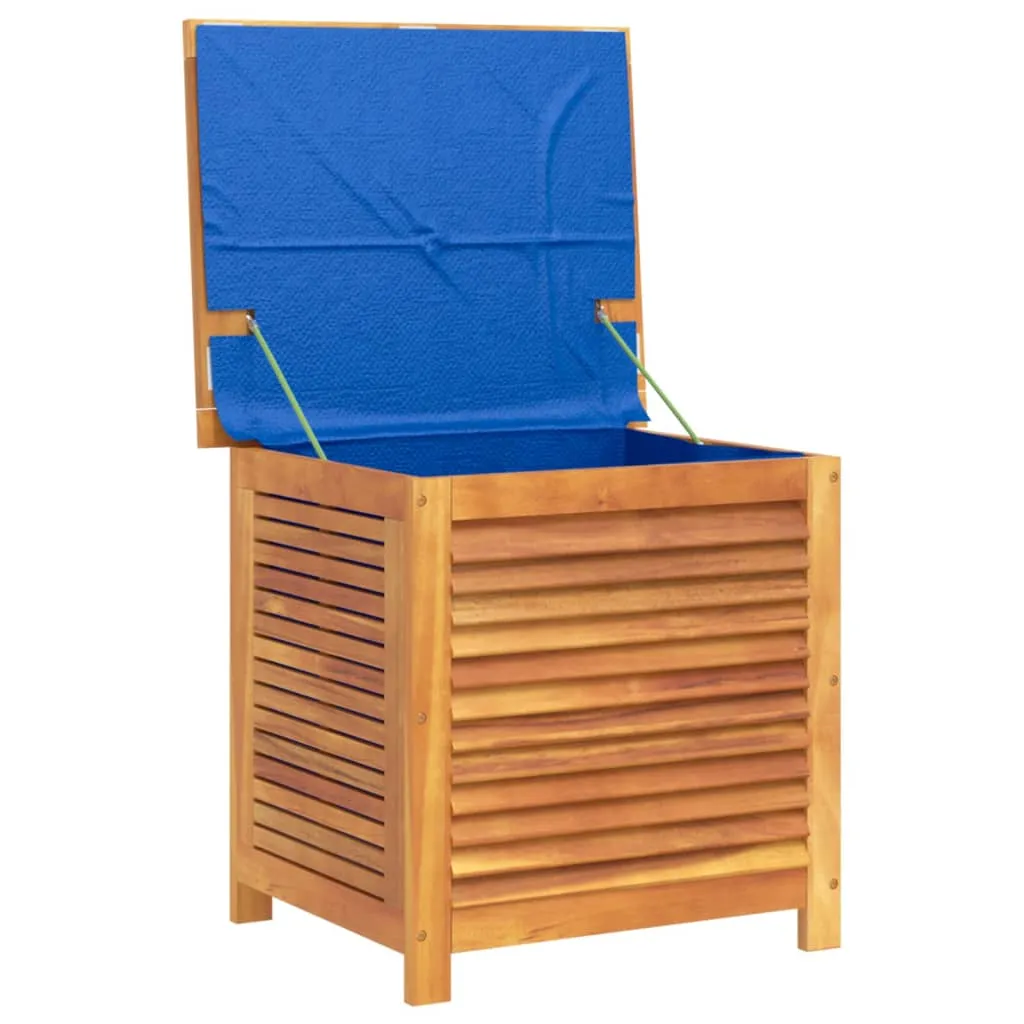 vidaXL Garden Storage Box with Louver 60x50x56 cm Solid Wood Acacia