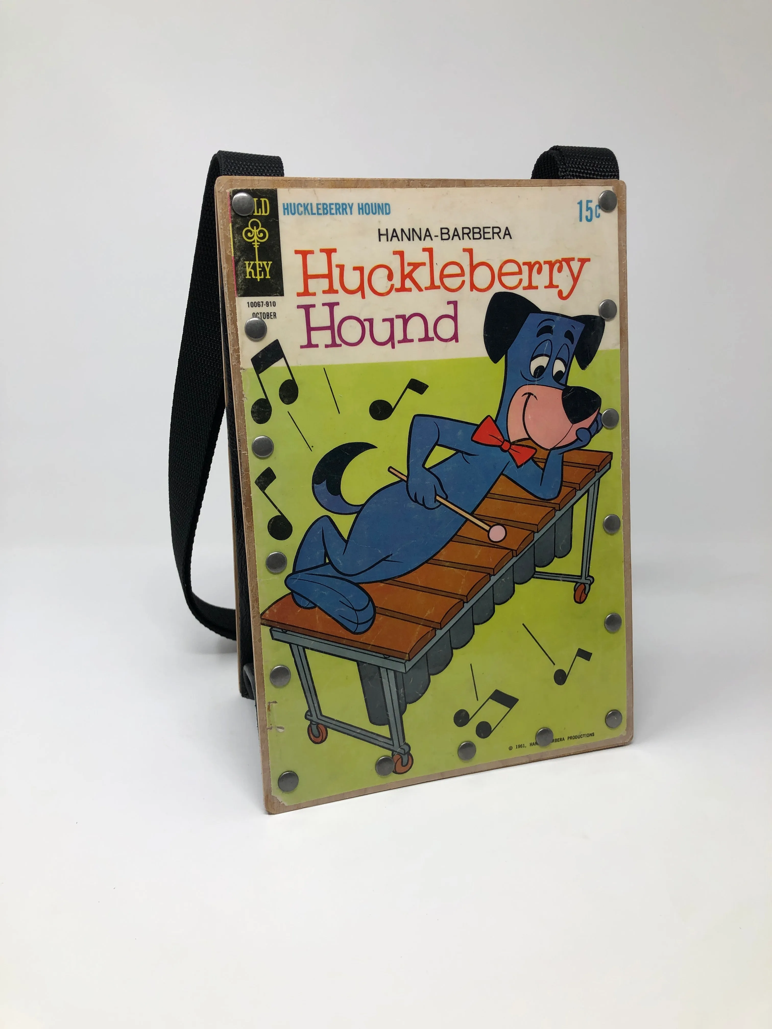 Vintage Gold Key Cartoon Comic Book Purse - Huckleberry Hound October 1969