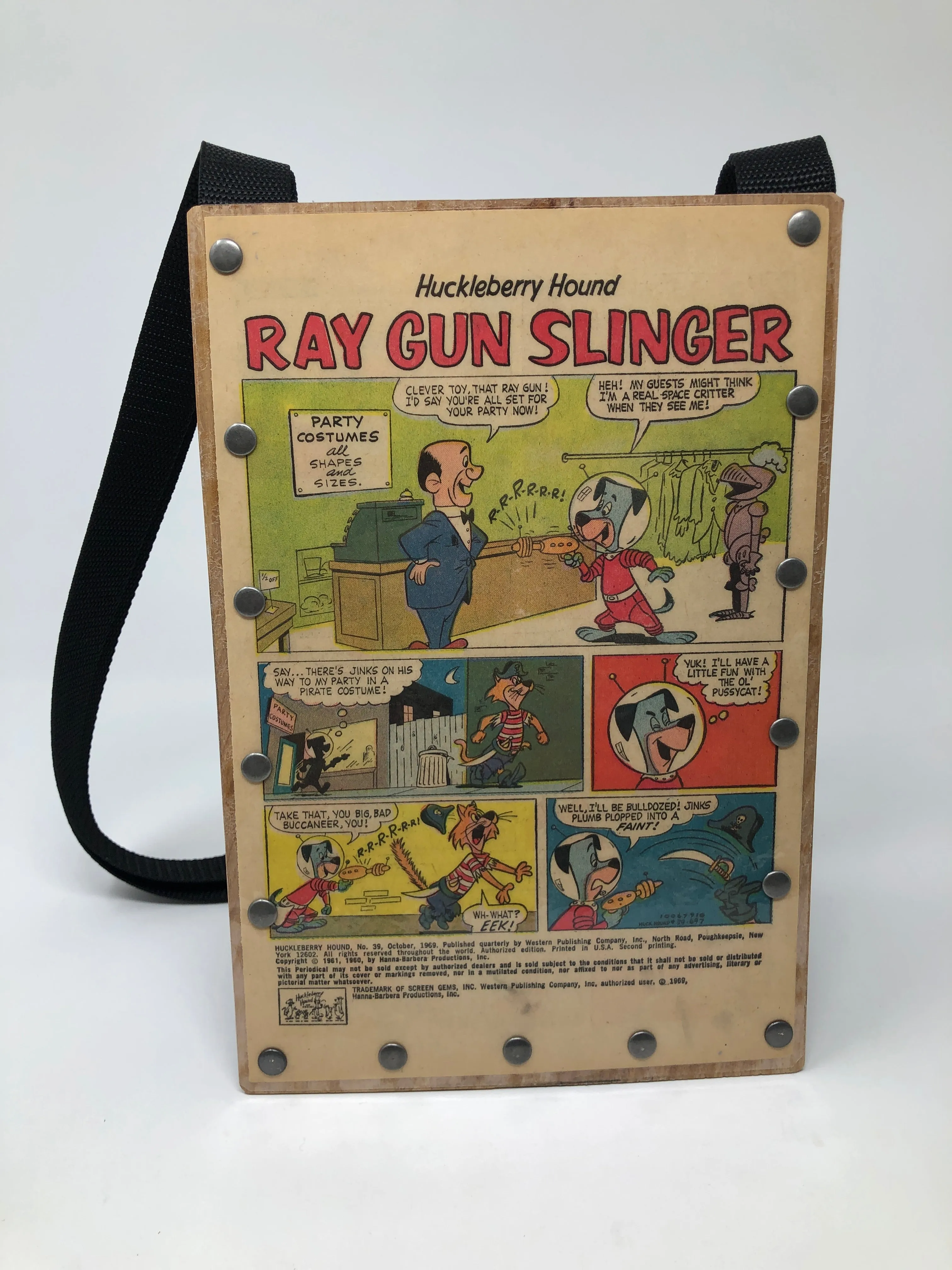 Vintage Gold Key Cartoon Comic Book Purse - Huckleberry Hound October 1969