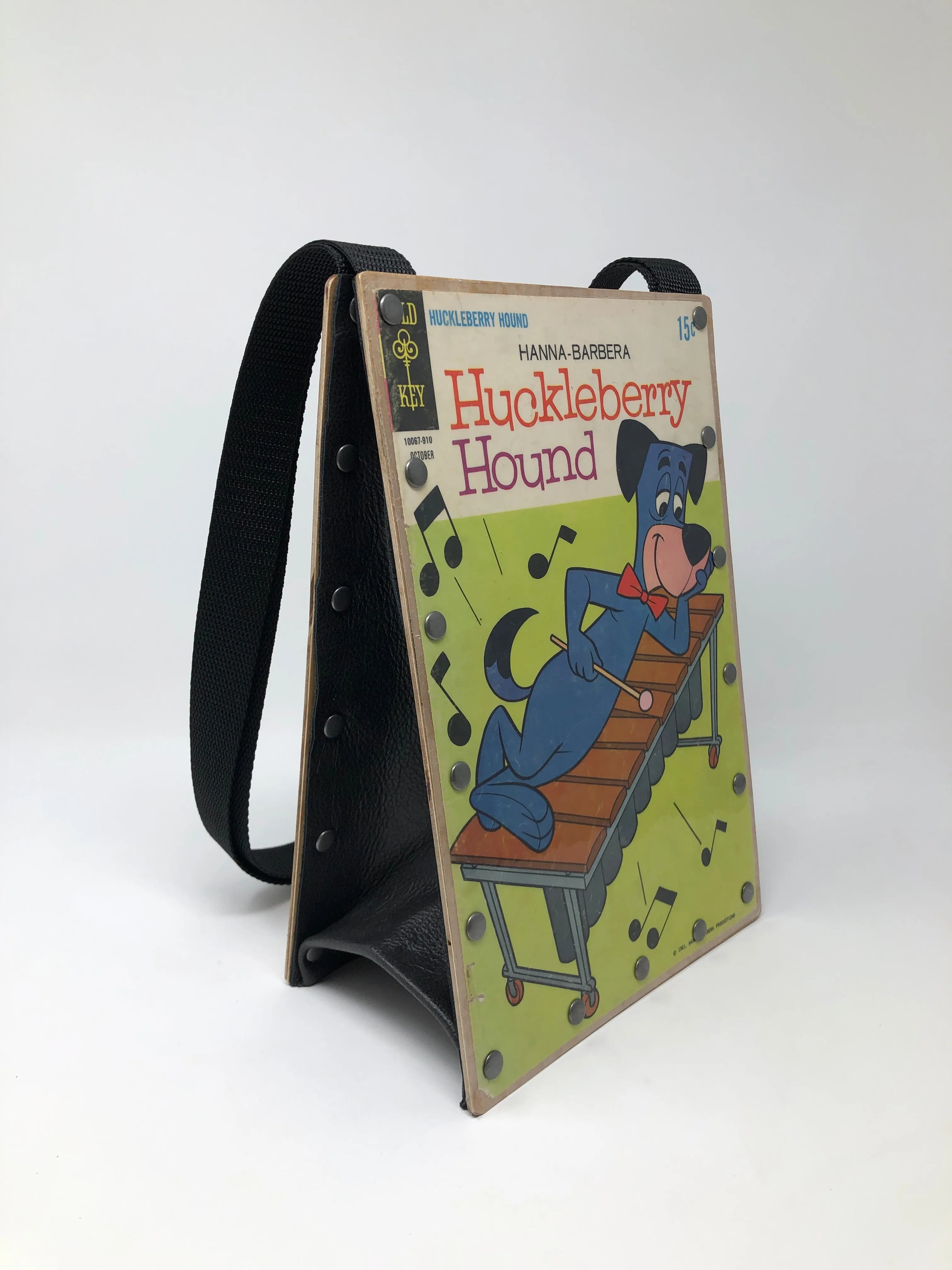 Vintage Gold Key Cartoon Comic Book Purse - Huckleberry Hound October 1969