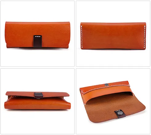 Vintage Leather Personality Glass Cases J064